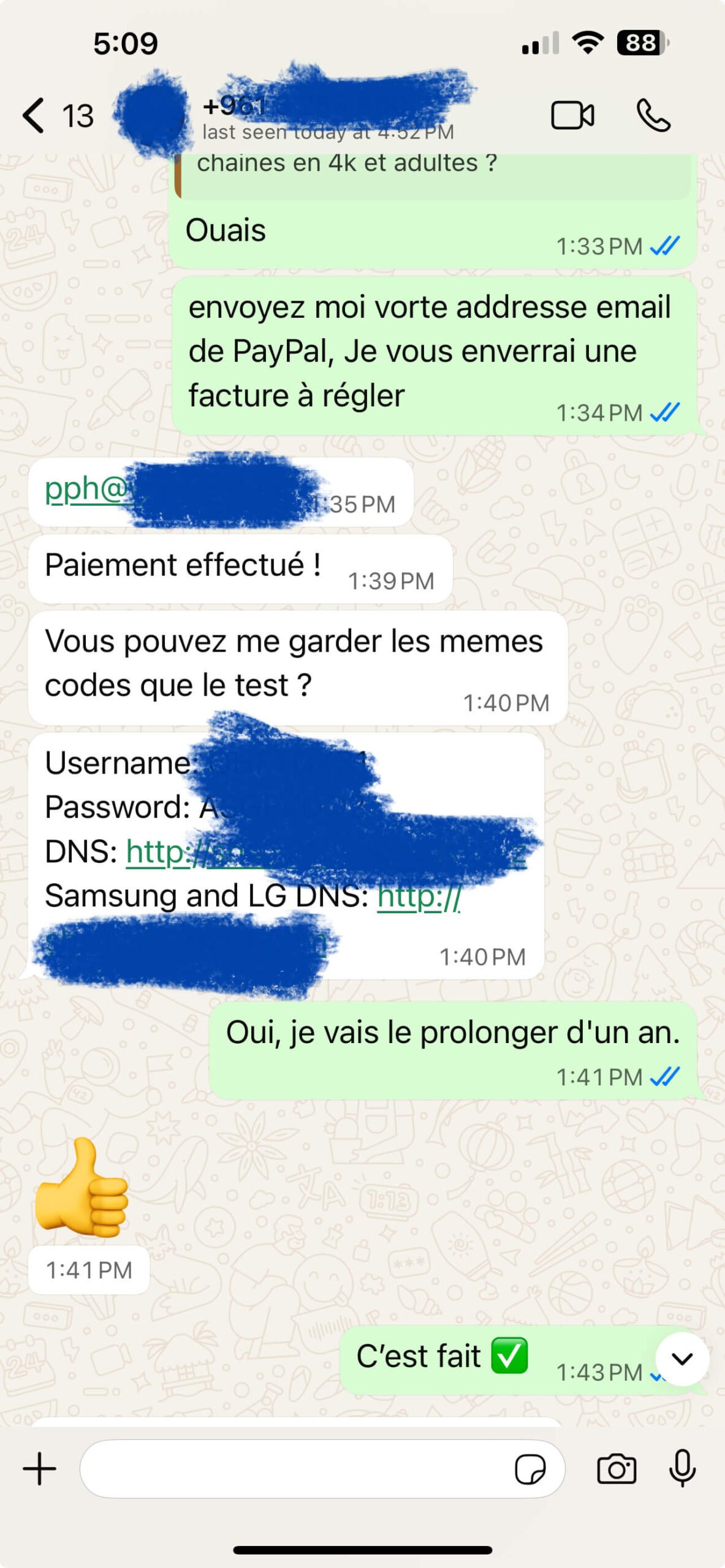 Vistarotv customer WhatsApp conversation 12