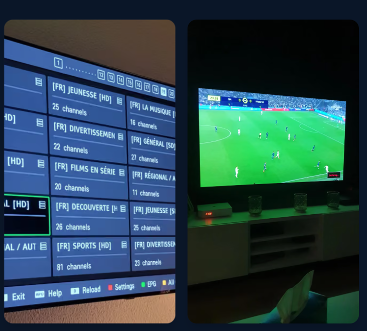 TV channel categories